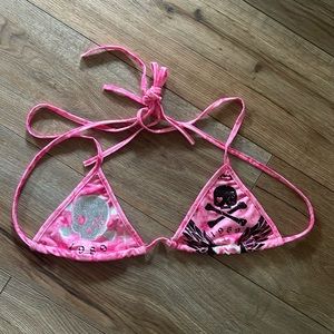 PINK BIKINI TOP SIZE large
